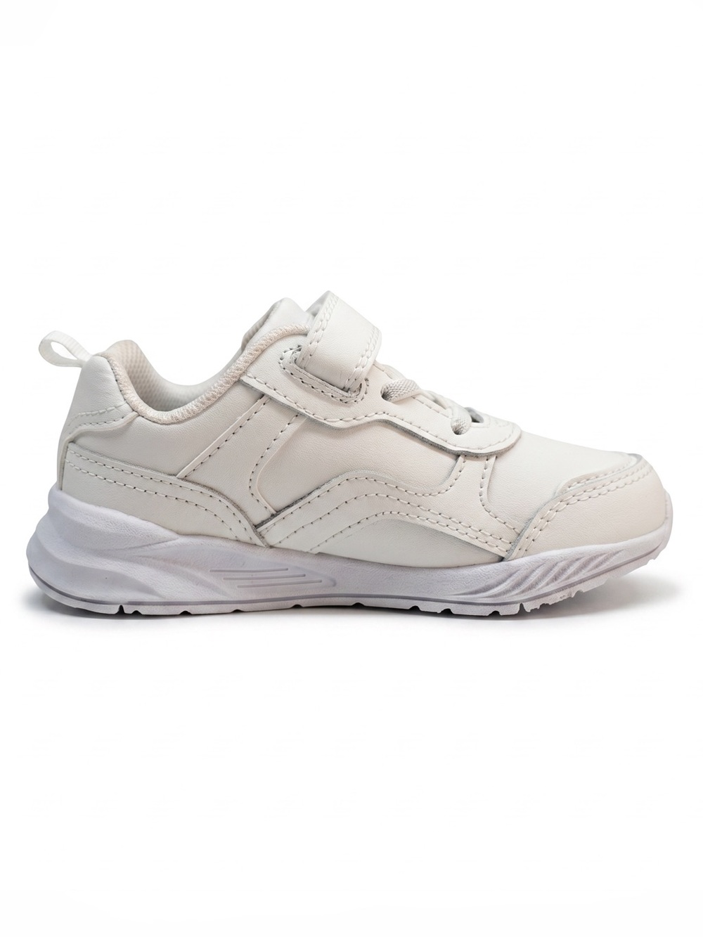 NWT Stride Rite Brighton White Washable Sneakers Boys Toddler Size 8.5